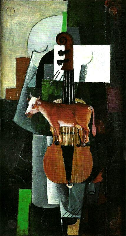 Kazimir Malevich cow and violin china oil painting image
